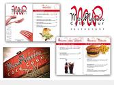 Création d'identité visuelle d'un restaurant à Lyon : Logo, charte graphique, menu, cartes de visite, enseignes...
Et décoration et aménagements intérieur / extérieur