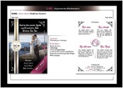 Flyer pour la socit ROSE VENUS - Organisatrice d vnements (Weddind Planner)