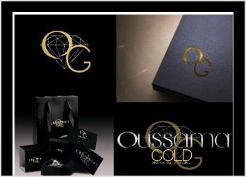 Logotype et identits visuelles "Oussama Gold"