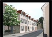image de l'integration dans son site d'un projet d'agrandissement de maison individuelle