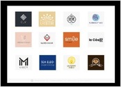 Ci-joint quelques exemples de logo réalisés pour différents clients.