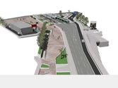 Amnagement Urbain (place benabdelmalek) Design station voyageurs - modlisation 3D