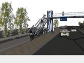 Design Passerelle (tramway) - conception et modlisation 3D