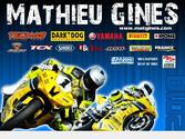 Cration de poster pour Mathieu Gines, Multiple champion de france 600 Supersport