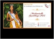 Visuel  destination des reseaux sociaux pour la recherche de candidates Mademoiselle Guadeloupe 2023 - format Instagram