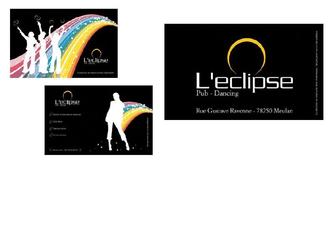 Eclipse
Bar/boite de nuit.
C/R Logo et Flyer