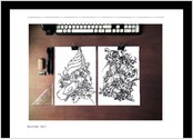 Dessins réalisées à main levée sur format A4.