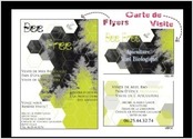 Création d'un logo, flyers et carte de visite pour une micro-entreprise d'Apiculture.
Design moderne et graphique.