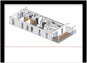 Réalisations de Vue 3D d'un appartement en vue d'une présentation des travaux d'aménagements.