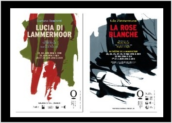 Conception graphique de l'ensemble des affiches spectacles des saisons 2001-2002 à 2017-2018.
Au sein de l'agence Dans les villes à Strasbourg.