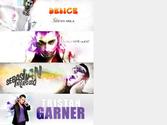 Visuels réalisés pour les venues de grands DJ\