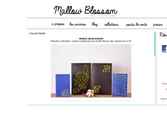 Travail de web design et programmation code html et css pour la marque Mallow Blossom.
