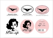 Identité visuelle et logos réalisés pour une marque de sous vêtements féminins