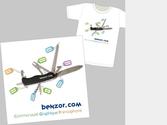 Visuel pour un t-shirt à l'effigie du site benzor.com
