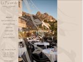 Création du Template de la page intrieur pour le Restaurant Pyramide en Corse