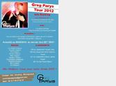 Création de Flyer pour Le Greg Parys Tour