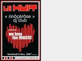 Flyer/ Affiche pour un DJ set des Rinrse au bar Le Huit