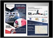 Réalisation flyer Recto-Verso format A5 pour entreprise de vente de pièces automobile