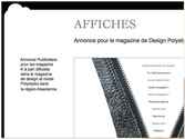 Affiche publicitaire pour les magasin K à part,
diffusé dans le magazine de Design et mode Polystyles et publié dans la région Alsacienne.