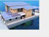 Conception de maisons flottantes à ossature bois et à énergie solaire, pour un ensemble immobilier dans l'Aude, au bord du canal du midi.