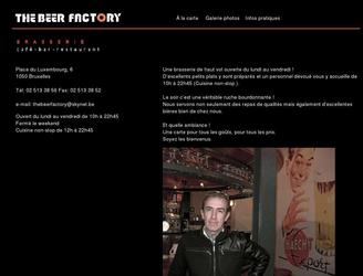 Conception d'un site internet pour le Brasserie Beer Factory.