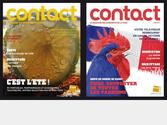 Ralisation de 2 couvertures du magazine mensuel de la FNAC \"Contact\"
