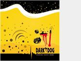 Essai de logo pour un habillage de cannette DarkDog