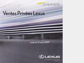 Plaquette-invitation 4 pages pour Lexus Portes de Lyon