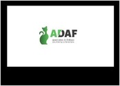 Logo pour l'association animale "ADAF"