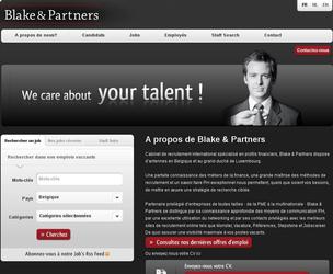 Identit visuelle pour la socit de recrutement Blake & Partners:Templates, logo, cartes de visite,...