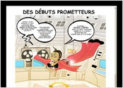 Illustration réalisée pour la société Barteo. Communication et Marketing via les réseaux sociaux