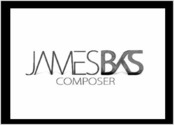 Intégration du logo pour un visuel du compositeur James BKS