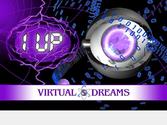 Carte de fidelite Virtual Dreams avec logo 3D. 