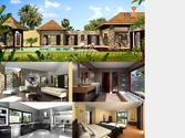 Cration de visuels 3D pour la vente de villa de luxe sur l\