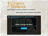  Serie de 46 épisodes de 2m pour la poste "HISTOIRES DE TIMBRES est une pastille ludique, culturelle et historique. Diffusion sur la chaine LCP.
