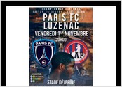 Affiche réalisée dans le cadre de la 11ème journée du National entre le Paris FC et Luzenac AP.
Affiche diffusée en digital et print sur la région parisienne.