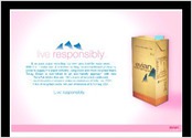 Création d'une campagne pour Evian "Live Responsibly" dans une démarche éco-responsable, avec lancement de Tetra-Pak 100% carton recyclé.