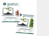 Publicité pour une entreprise éditrice de logiciels pour les métiers du paysage et de l\