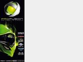 Logo et publicité pour la société profusion, production de matériel de paint-ball.