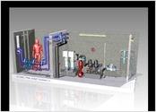 Ci joint la conception d'un local de pompage souterrain fait sous Autodesk Inventor.