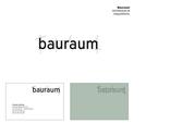 Création de l'identité visuelle de l'agence Bauraum, architecture et maquettisme.