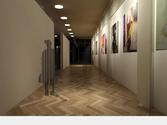 Hall d'exposition de peintures à thématique traditionnelle