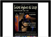 Affiche du spectacle - Entre Hyne et loup de Ladji DIALLO - Conte Concert ds 7 ans
Propos par l\