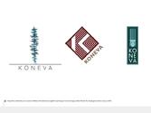 Propositions d’identités pour un centre d’affaires à Nouméa, Koneva signifie “esprit du pays” en Kunie, langue parlée à l’île des Pins. Projet géré en direct, conçu en 2010.