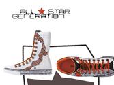 Habillage graphique pour Converse All StarCrer une nouvelle collection 2009 ALL STAR cible sur les adolescent et d\