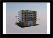 bâtiment avec parking souterrain integré