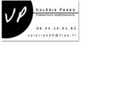 Carte de visite pour la formatrice indépendante Valérie Perez