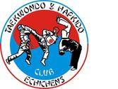 Logo taekwondo et hapkido pour le club d'Echichens en Suisse.