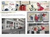 Conception et ralisation du projet \"Les arts de la rue buissonnire\", fresque pour le foyer Notre-Dame des Sans-abri pour Cit Cration 