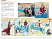 Conception et ralisation du projet \"Les arts de la rue buissonnire\", fresque pour le foyer Notre-Dame des Sans-abri pour Cit Cration 